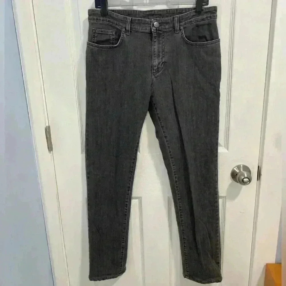 Versace Collection Men’s Jeans V600378S VT01915 Skinny‎ Gray Size 32